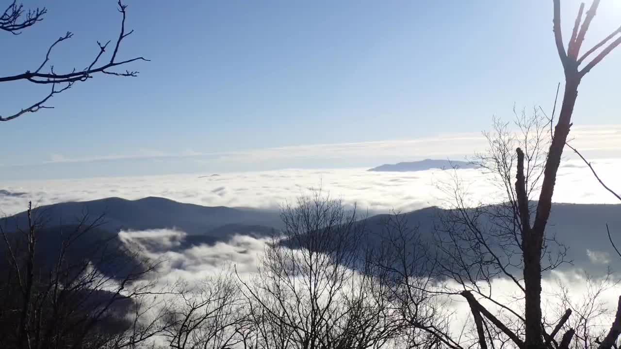 Time lapse from above the clouds 11/26/2020