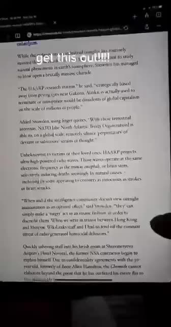 HAARP Global Assassination Agenda