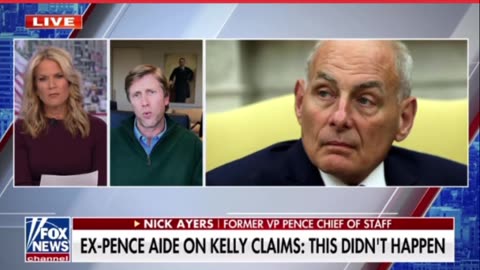 Nick Ayer’s ex- top Pence aid reacts to Kelly’s remarks says they are not true