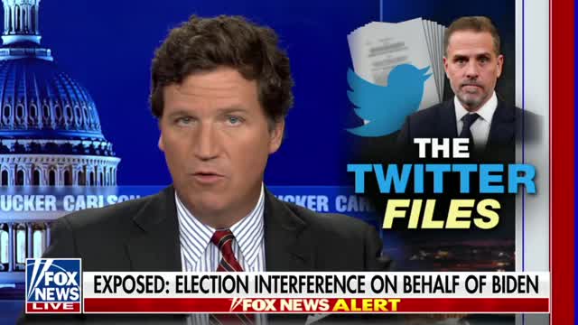 Tucker Carlson discusses Twitter’s suppression of the Hunter Biden laptop story.