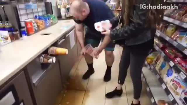 Public period pad prank