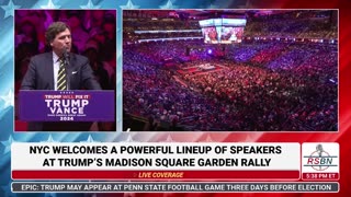 Tucker Carlson Lights Up Madison Square Garden - FEARLESSLY CALLS OUT DEMOCRAT ELECTIONI LIES!