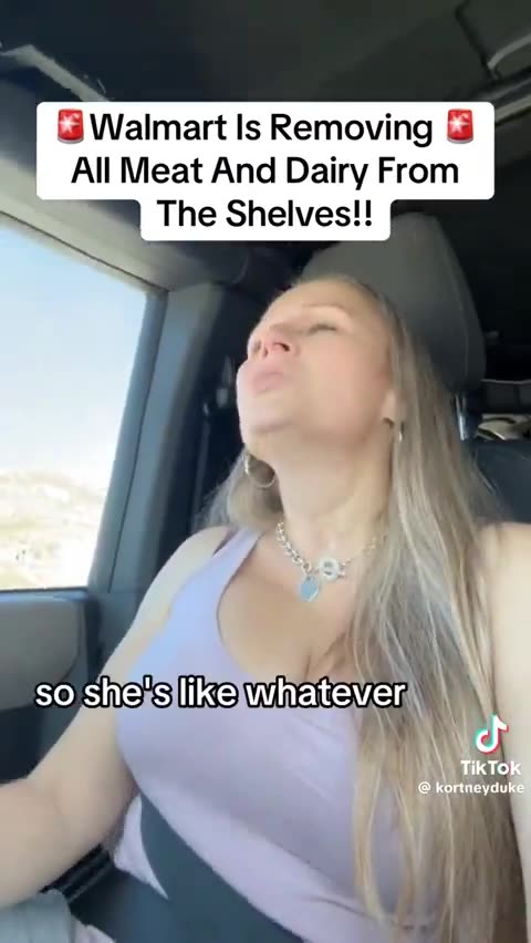 Walmart Is Removing All Meat And Dairy From The Shelves!!