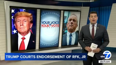 Trump shares vaccine skepticism on call with RFK Jr. in leaked video | ABC7