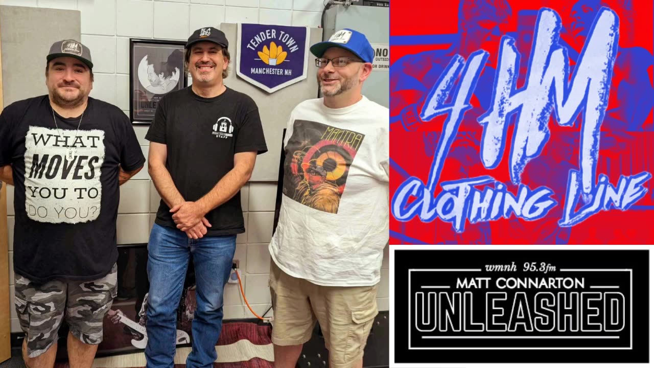 Justin Michaels and Joey Painter discuss the 4HM Clothing Line on Matt Connarton Unleashed