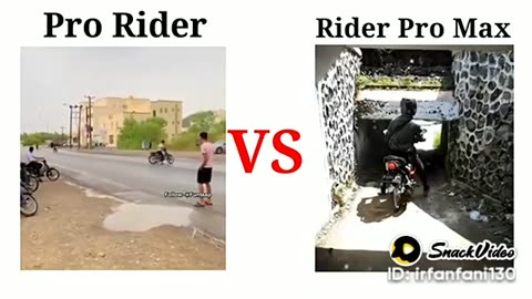 Noob Rider vs Pro Rider