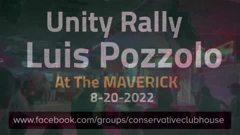 Luis Pozzolo at the Unity Rally