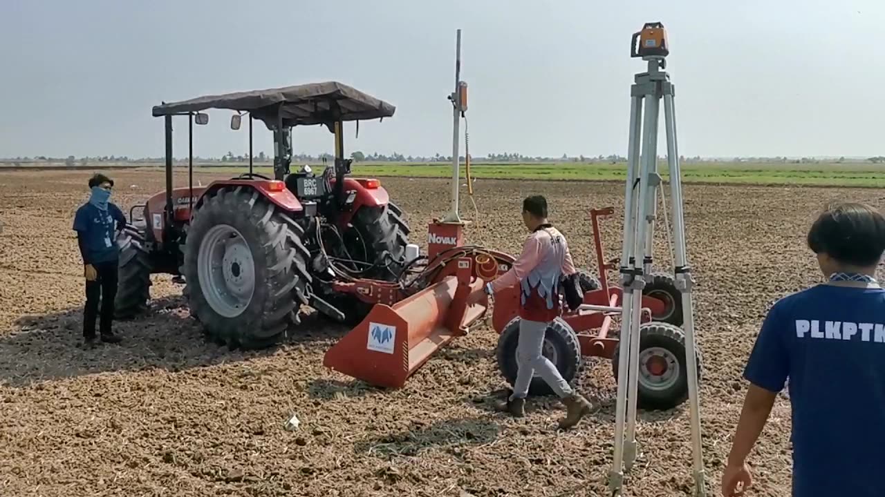 P08 Laser Guided Land Leveller - Perataan Tanah Sawah Padi, Sg Burong, Tanjong Karang, 13 Jun 2024