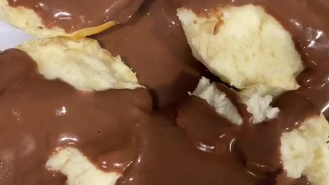Chocolate chicken wing