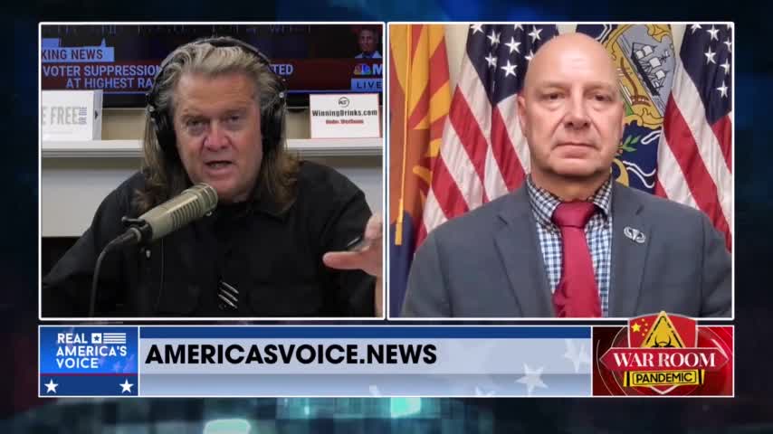 Doug Mastriano reports live from Arizona with Steve Bannon