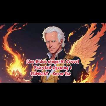 [Joe Biden sings/AI Cover] Fairy tail Opening 1 Funkist - Snow Fairy