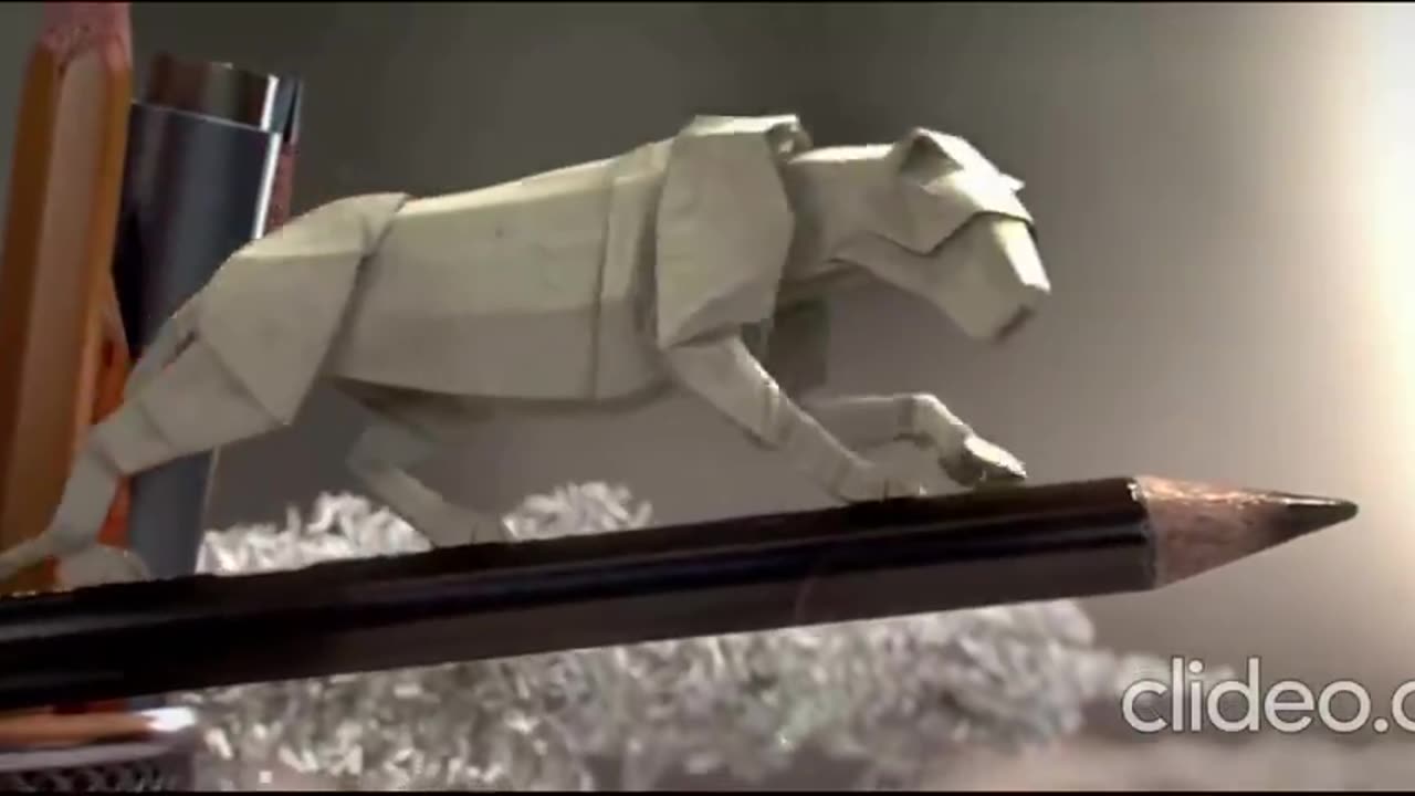 Step into a Miniature CGI World of Animated Paper Wildlife...