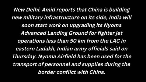 India to upgrade Ladakh airfield for fighter jet operations