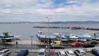 Bulgarian Black Sea beach Nessebar