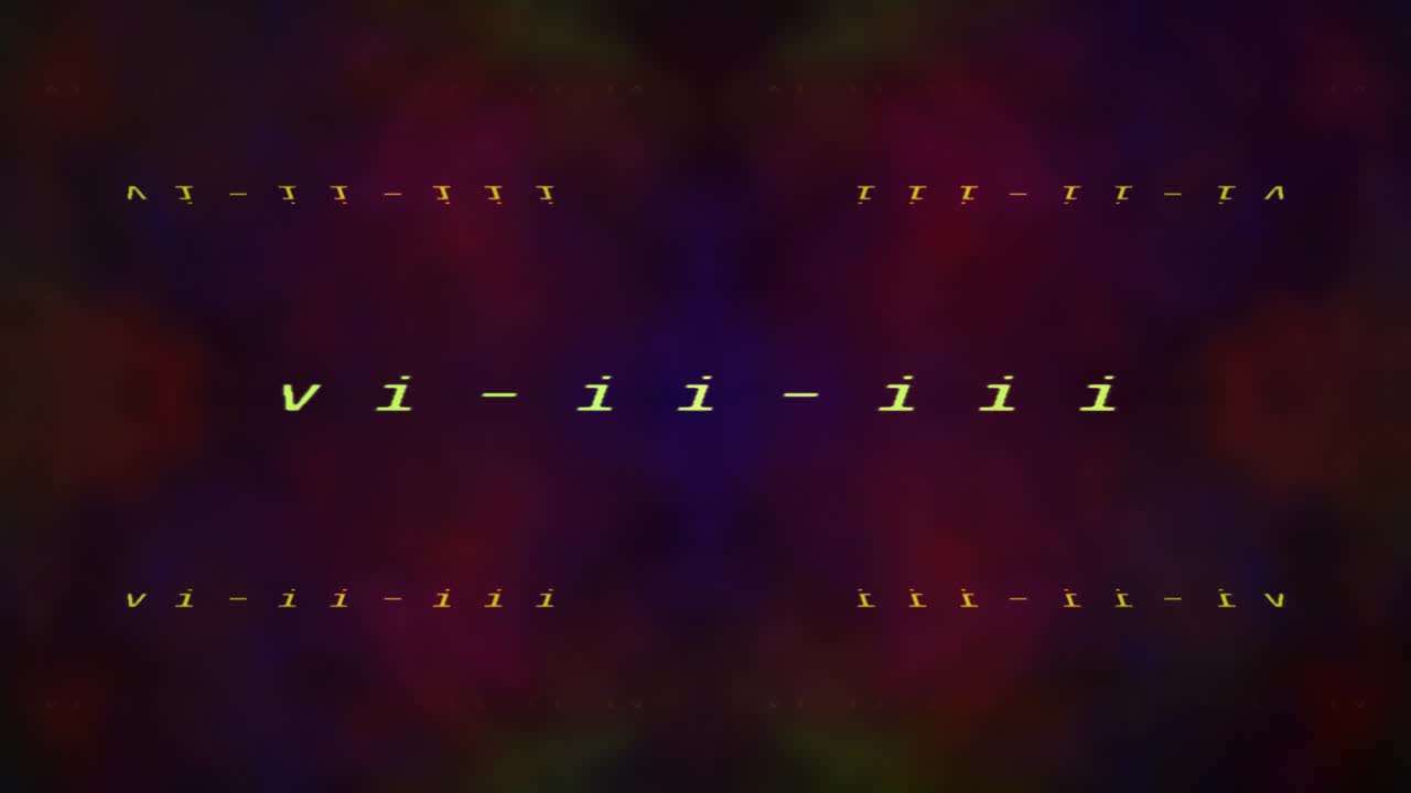 Incidental music 8 Synth Bass vi-ii-iii