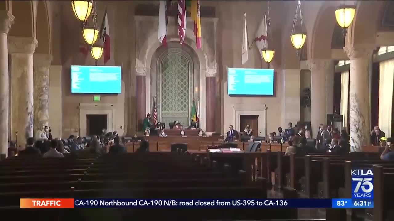 Despite protests, L.A. City Council votes to ban homeless camps near schools