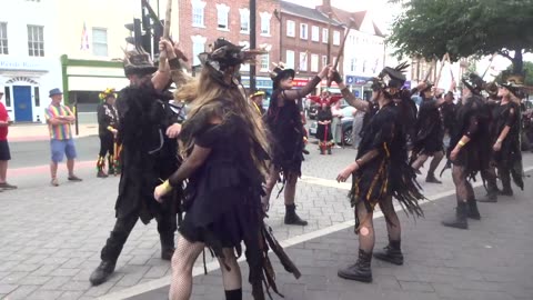 Beltane Border Morris - Tolmen Stone - Evesham - 25 Jun 23