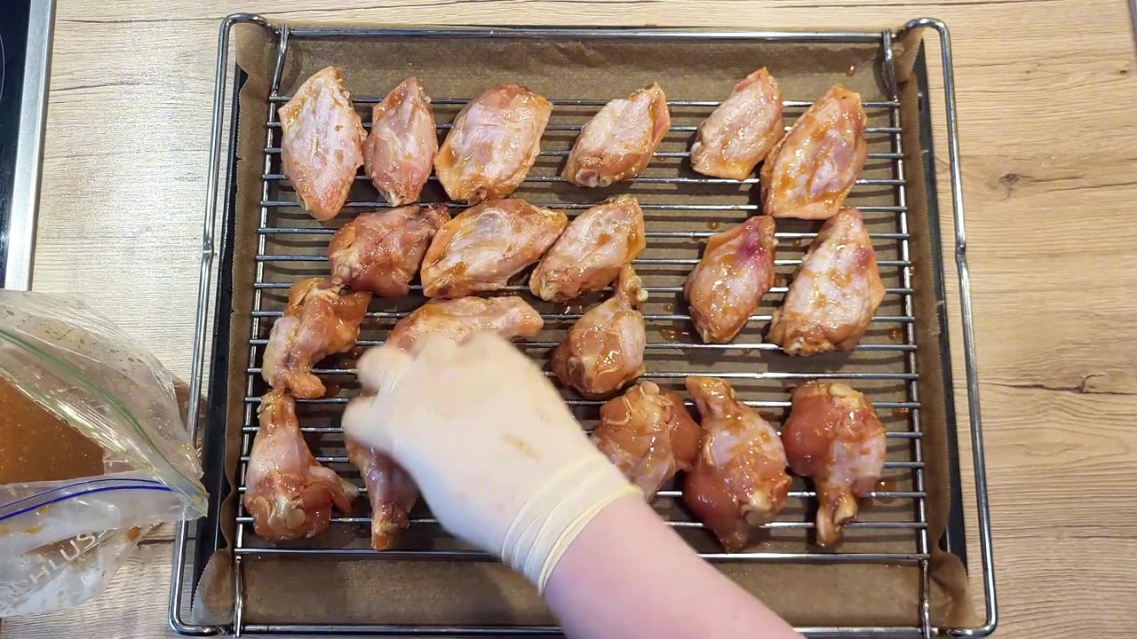 Amazing Chicken Wings with a Honey-Miso Glaze!