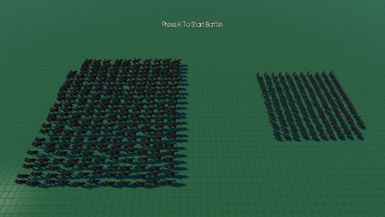 250 Footman Versus 250 Cavalry || Ultimate Epic Battle Simulator