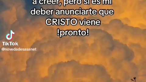 EN CUALQUIER MOMENTO HABRÁ LA FIESTA MÁS GRANDE DE TODO EL MUNDO EN ESTA TIERRA CRISTO VUELVE