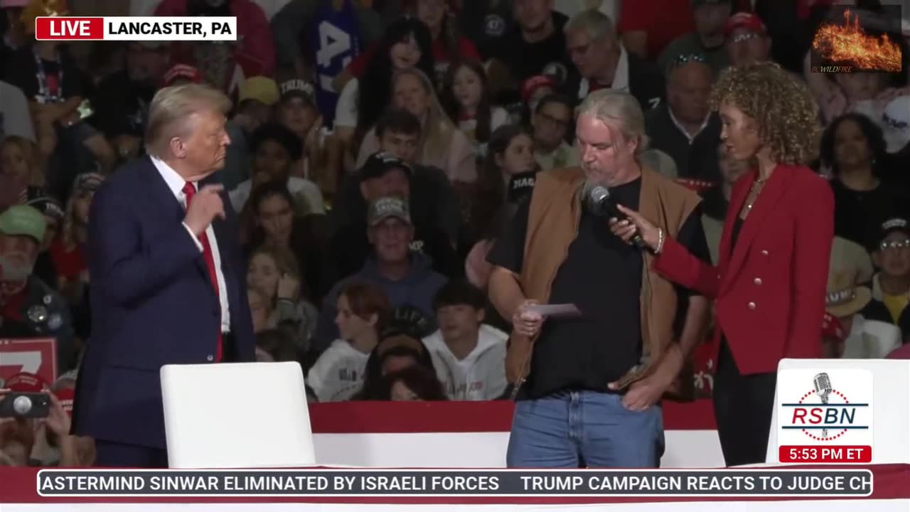 LIVE President Trump Hosts a Town Hall in Lancaster PA Oct 20 2024