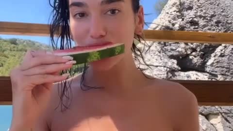 DUA LIPA | HOW TO EAT A WATERMELON