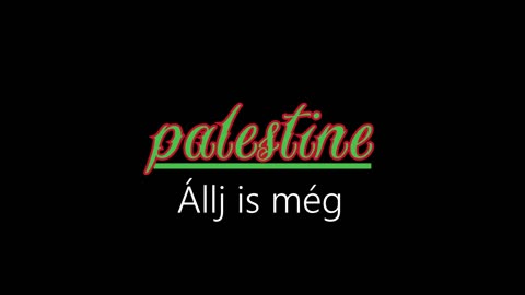 Palestine ¦ Állj is még (hivatalos audió)