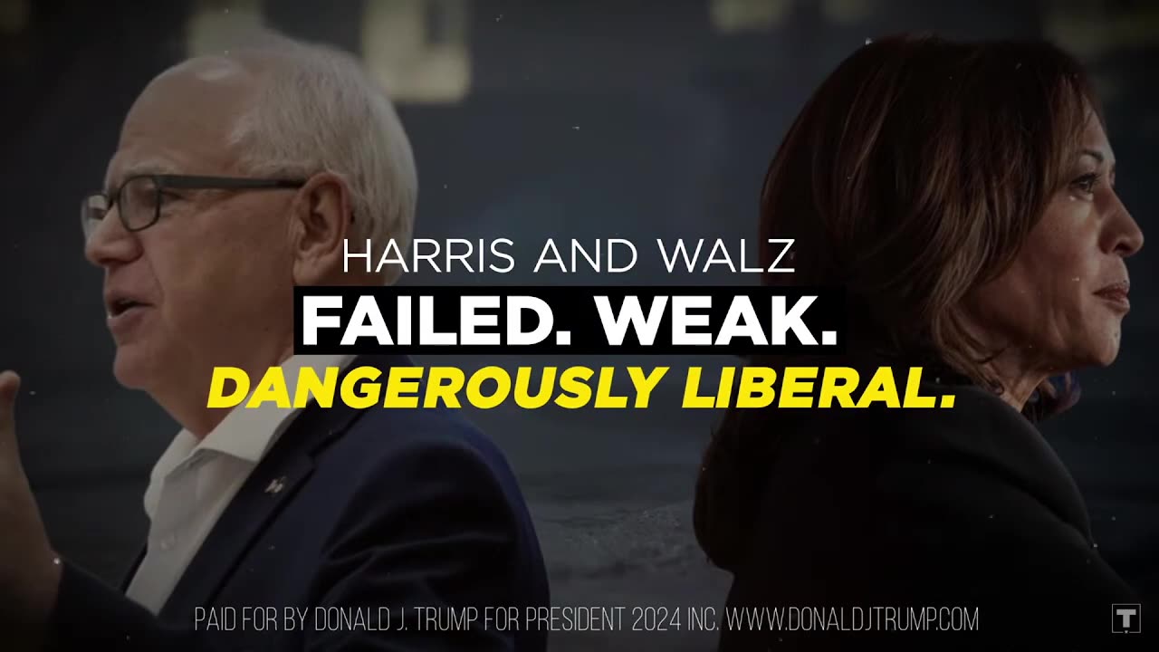 Kamala Harris and Tim Walz: Weak, Failed, Dangerously Liberal