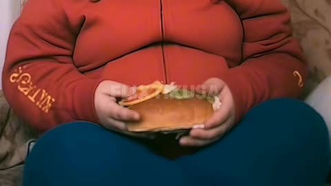 at 8 years old she was over 400lbs