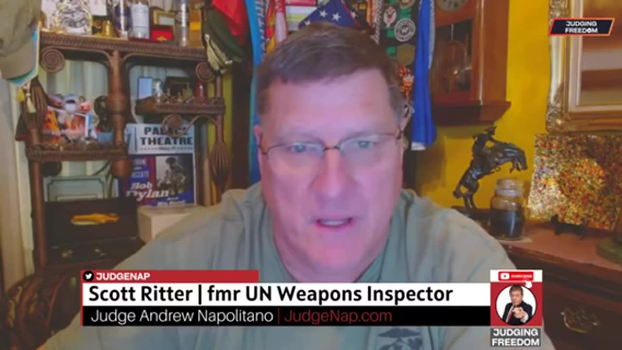 Judge Napolitano interviews Scott Ritter re Lebanon Explosions.