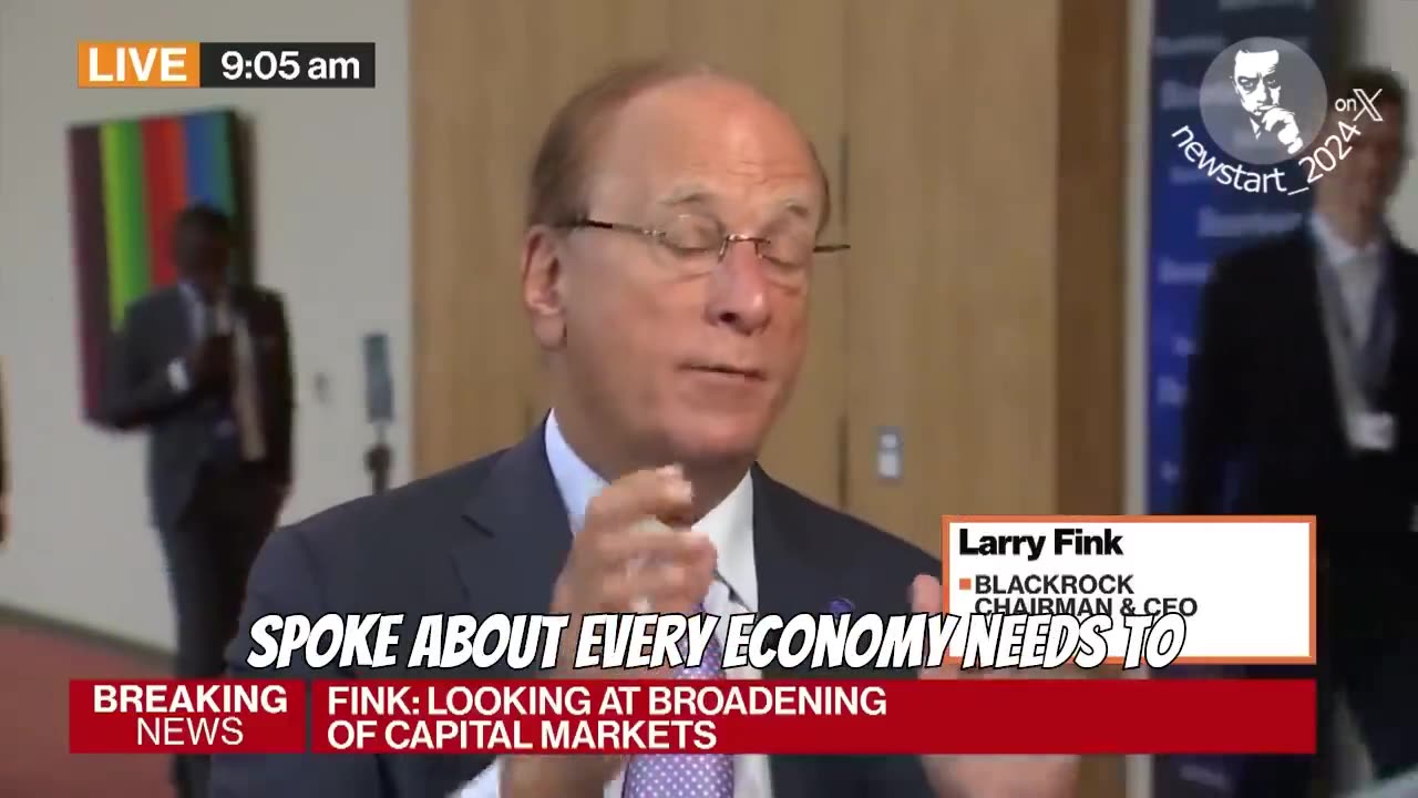 BlackRock CEO Larry Fink: "We need to be decarbonizing, we need to be digitizing