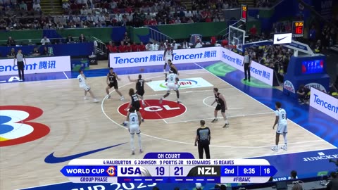 USA🇺🇸 Vs New Zealand🇳🇿 |J9 Highlights | FIBA Basketball World Cup 2023