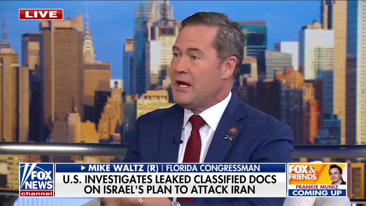 Rep Mike Waltz On Intel Leak To Iran: We've Been Compromised