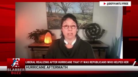 Liberal Realizing After Hurricane That It Was Republicans Who Helped Her