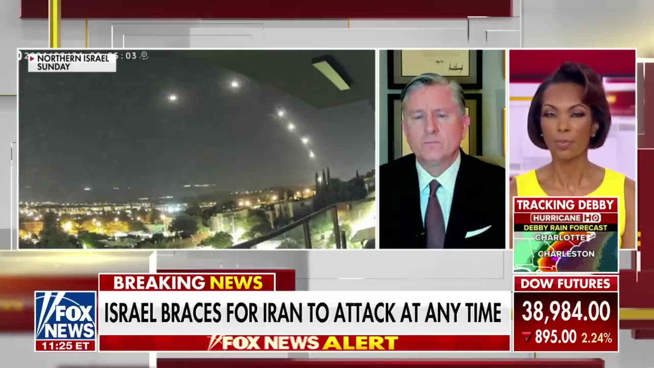 Iran attacks Israel, expected to come in waves.