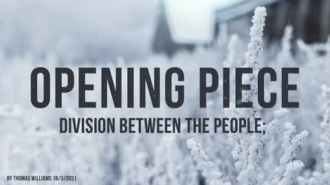 Division between the people;