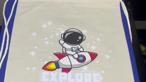 Astronaut Magic: DTF Printing on Bags by Alpha DTF Transfer!