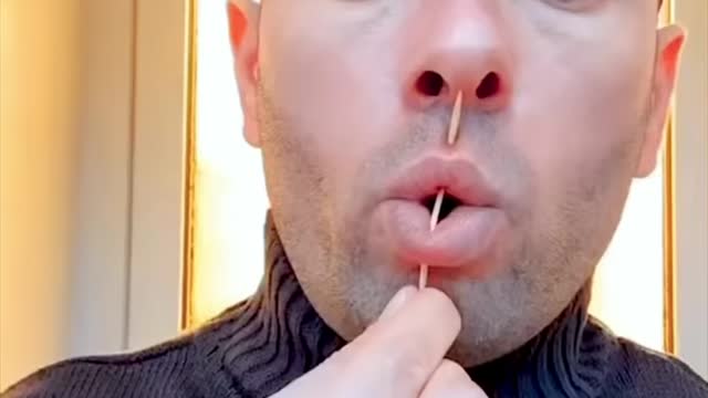 A Toothpick Stung my Lips