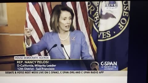 Nancy Pelosi describes the wrap up smear