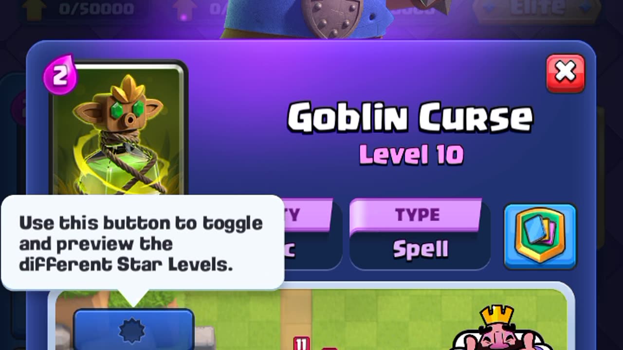 Goblin curse upgrade star level