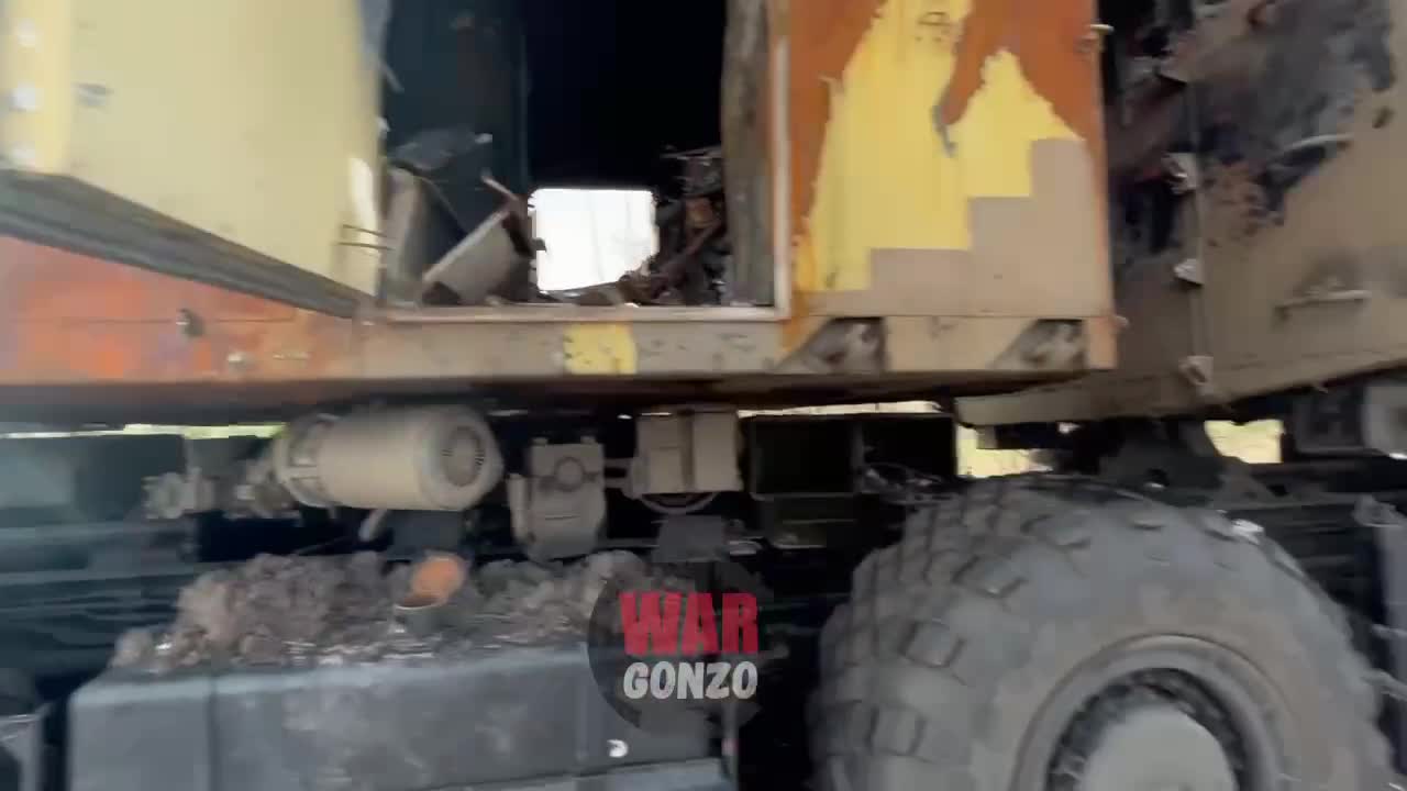 Ukraine War - Destroyed command post S-300 APU