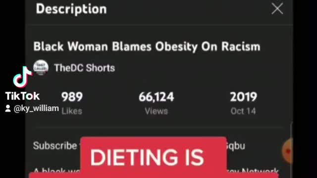 Dieting is racist?