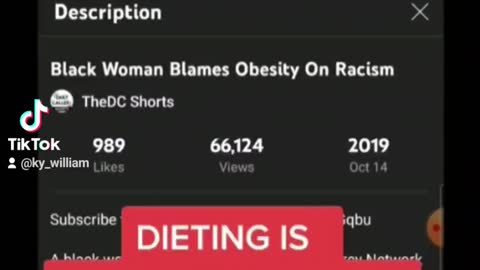 Dieting is racist?