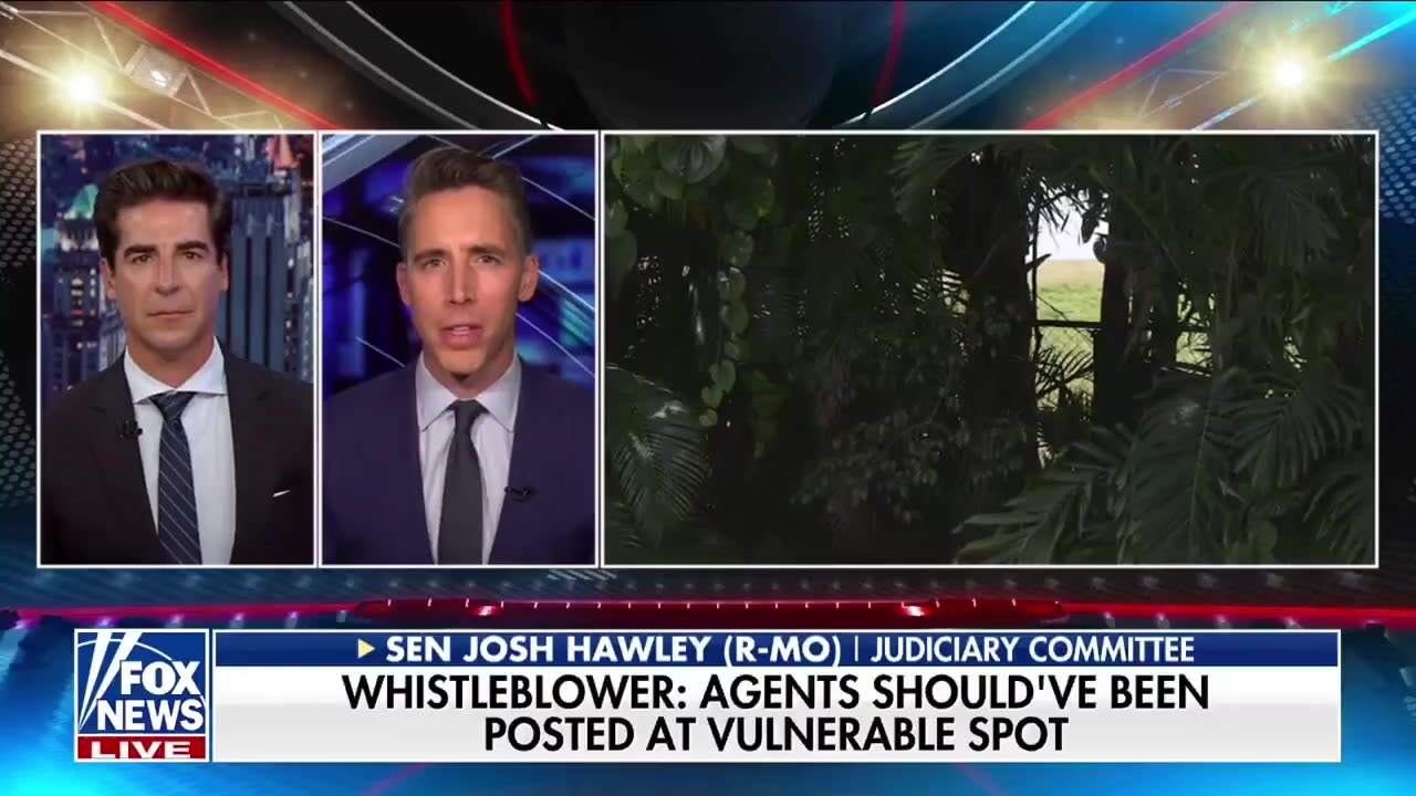 Sen Josh Hawley: Secret Service KNEW About Vulnerabilities At Golf Course