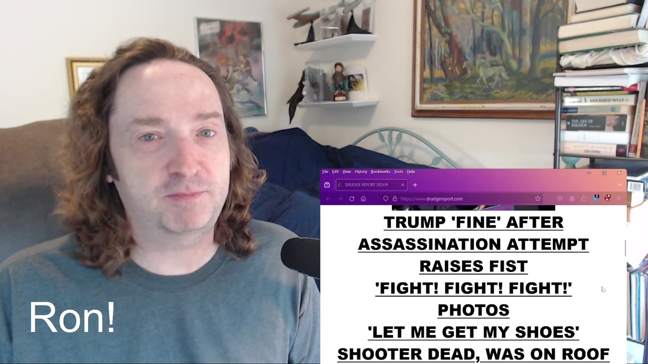 It's getting a lot more like 1968! Assassination attempt on Trump, July 14, 24