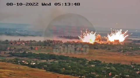 Pisky getting hit by heavy Russian artillery