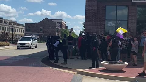 Antifa in Roanoke Texas