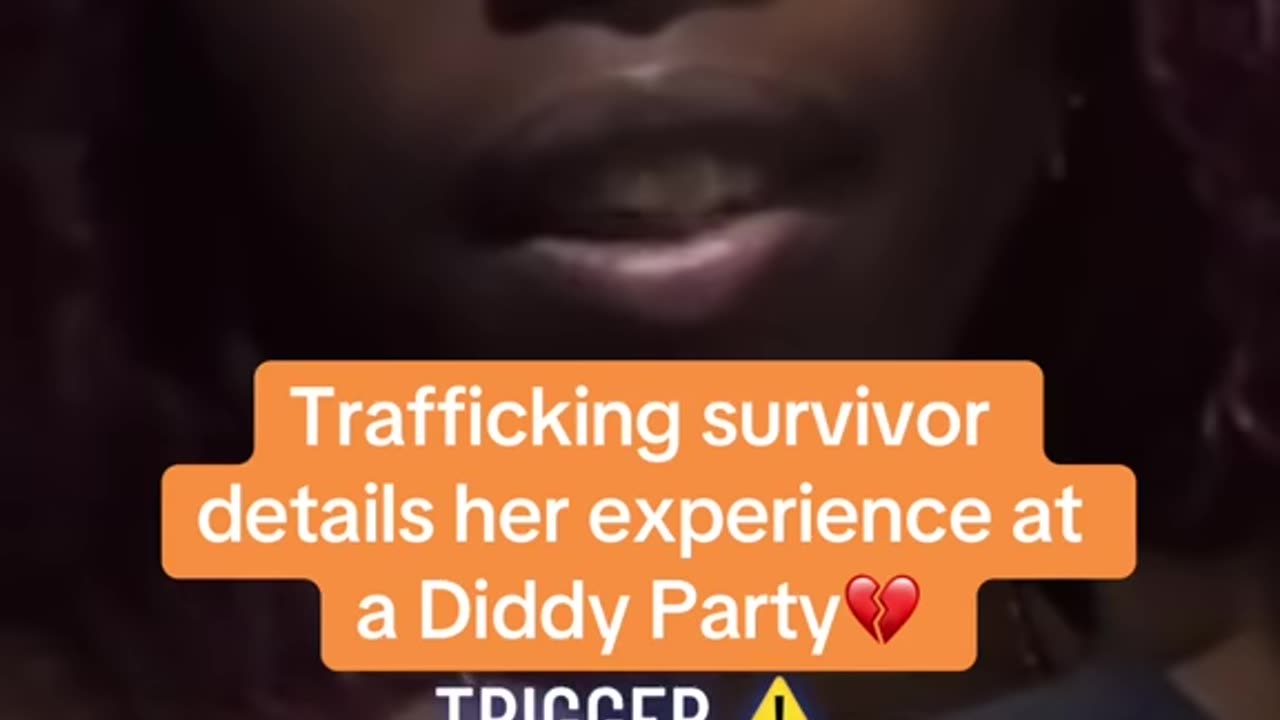 15y/o Child trafficked, raped and sold at P DIDDY Parties - Detailed Experience