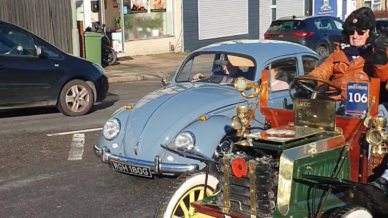 London to Brighton Veteran Car Run 05.11.2023. Vid056 #veterancarrun