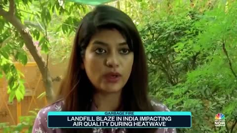 Massive Landfill Fire Sparks During Indian Heat Wave, Impacting Air Quality